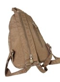 Praktyczny Plecak Materiałowy BAG STREET 2257 BRĄZOWY 35 x 21 x 12 [cm]