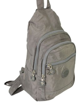 Praktyczny Plecak Materiałowy BAG STREET 2257 SZARY 35 x 21 x 12 [cm]