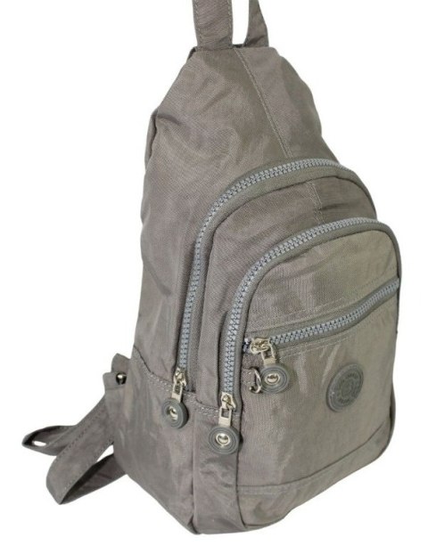 Praktyczny Plecak Materiałowy BAG STREET 2257 SZARY 35 x 21 x 12 [cm]