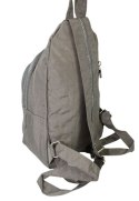 Praktyczny Plecak Materiałowy BAG STREET 2257 SZARY 35 x 21 x 12 [cm]