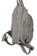 Praktyczny Plecak Materiałowy BAG STREET 2257 SZARY 35 x 21 x 12 [cm]