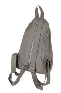 Praktyczny Plecak Materiałowy BAG STREET 2257 SZARY 35 x 21 x 12 [cm]