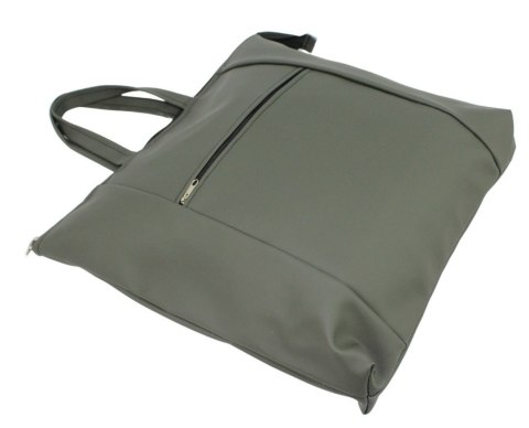 Torebka Na Zakupy Antoszczyk (PL) MARTA Ze Skóry Włoskiej Model Duży 41 x 38 x 8 [cm] CIEMNY ZIELONY 