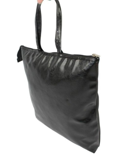 Torebka Na Zakupy Antoszczyk (PL) MARTA Ze Skóry Włoskiej Model Duży 41 x 38 x 8 [cm] CZARNY DUO 