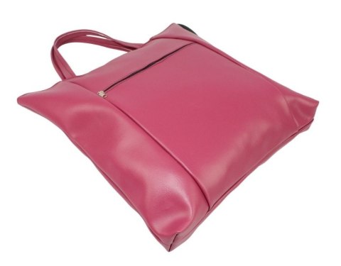 Torebka Na Zakupy Antoszczyk (PL) MARTA Ze Skóry Włoskiej Model Duży 41 x 38 x 8 [cm] FUKSJA 