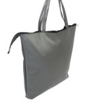 Torebka Na Zakupy Antoszczyk (PL) MARTA Ze Skóry Włoskiej Model Duży 41 x 38 x 8 [cm] SZARY 