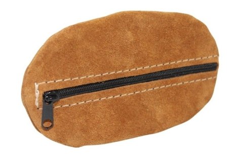 Etui Na Klucze Kluczówka Duża Jeden Zamek WIREX (PL) Skóra Naturalna Zamszowa DELUX "JAJO" 13 x 7,5 [cm]