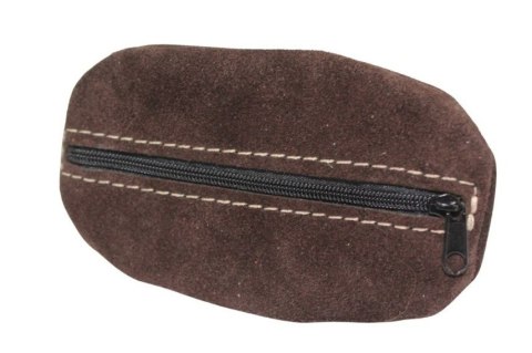 Etui Na Klucze Kluczówka Duża Jeden Zamek WIREX (PL) Skóra Naturalna Zamszowa DELUX "JAJO" 13 x 7,5 [cm]