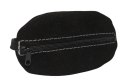 Etui Na Klucze Kluczówka Duża Jeden Zamek WIREX (PL) Skóra Naturalna Zamszowa DELUX "JAJO" 13 x 7,5 [cm]