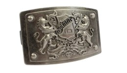 Klamra Bezniklowa Do Paska Sprzączka Pełna Blaszka Z Bolczykiem 40 mm Metalowa Solidna KBOL40/100 