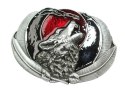 Klamra Bezniklowa Do Paska Sprzączka Pełna Blaszka Z Bolczykiem 40 mm Metalowa Solidna KBOL40/101 "WILK"