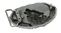 Klamra Bezniklowa Do Paska Sprzączka Pełna Blaszka Z Bolczykiem 40 mm Metalowa Solidna KBOL40/101 "WILK"