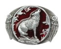 Klamra Bezniklowa Do Paska Sprzączka Pełna Blaszka Z Bolczykiem 40 mm Metalowa Solidna KBOL40/102 "WILK"
