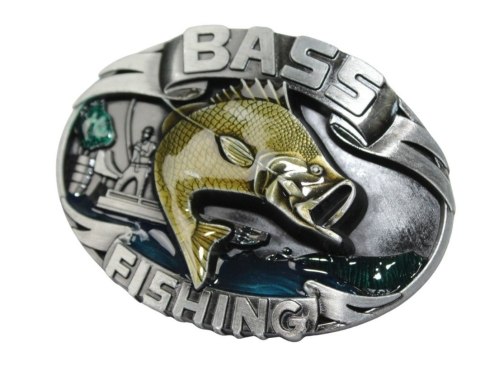 Klamra Bezniklowa Do Paska Sprzączka Pełna Blaszka Z Bolczykiem 40 mm Metalowa Solidna KBOL40/105 "BASS FISHING" Klamra Bezniklowa Do Paska Sprzączka Pełna Blaszka Z Bolczykiem 40 mm Metalowa Solidna KBOL40/105 "BASS FISHING"