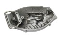 Klamra Bezniklowa Do Paska Sprzączka Pełna Blaszka Z Bolczykiem 40 mm Metalowa Solidna KBOL40/106 "Id Rather Be Fishing"