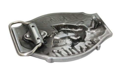 Klamra Bezniklowa Do Paska Sprzączka Pełna Blaszka Z Bolczykiem 40 mm Metalowa Solidna KBOL40/106 "Id Rather Be Fishing" Klamra Bezniklowa Do Paska Sprzączka Pełna Blaszka Z Bolczykiem 40 mm Metalowa Solidna KBOL40/106 "Id Rather Be Fishing"