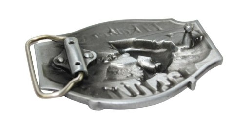 Klamra Bezniklowa Do Paska Sprzączka Pełna Blaszka Z Bolczykiem 40 mm Metalowa Solidna KBOL40/107 "Id Rather Be Fishing" Klamra Bezniklowa Do Paska Sprzączka Pełna Blaszka Z Bolczykiem 40 mm Metalowa Solidna KBOL40/107 "Id Rather Be Fishing"