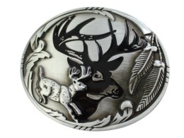 Klamra Bezniklowa Do Paska Sprzączka Pełna Blaszka Z Bolczykiem 40 mm Metalowa Solidna KBOL40/109 