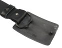 Klamra Bezniklowa Do Paska Sprzączka Pełna Blaszka Z Bolczykiem 40 mm Metalowa Solidna KBOL40/95 "BLACK VINTAGE"