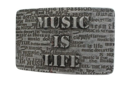 Klamra Bezniklowa Do Paska Sprzączka Pełna Blaszka Z Bolczykiem 40 mm Metalowa Solidna KBOL40/97 "MUSIC IS LIFE" Klamra Bezniklowa Do Paska Sprzączka Pełna Blaszka Z Bolczykiem 40 mm Metalowa Solidna KBOL40/97 "MUSIC IS LIFE"