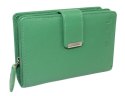 Portfel Damski Skórzany MONEY MAKER Skóra Licowa 13 cm Z Suwakiem Na Zewnątrz MM509B