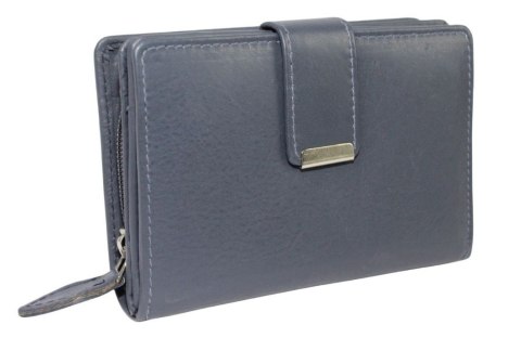 Portfel Damski Skórzany MONEY MAKER Skóra Licowa 13 cm Z Suwakiem Na Zewnątrz MM509B Portfel Damski Skórzany MONEY MAKER Skóra Licowa 13 cm Z Suwakiem Na Zewnątrz MM509B