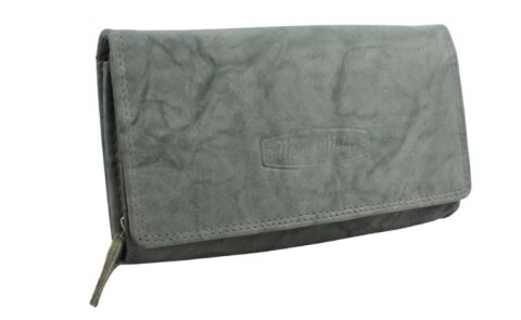 Portfel Damski Skórzany MONEY MAKER Skóra Licowa Długi Suwak Mozaika 12132B 16x9x2,5