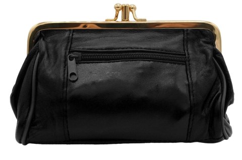 Sakiewka Uniwersalna Klamerka Polska Galanteria (PL) Skóra Naturalna Duża K09 14 x 10 x 6 [cm]