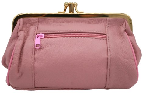 Sakiewka Uniwersalna Klamerka Polska Galanteria (PL) Skóra Naturalna Duża K09 14 x 10 x 6 [cm]