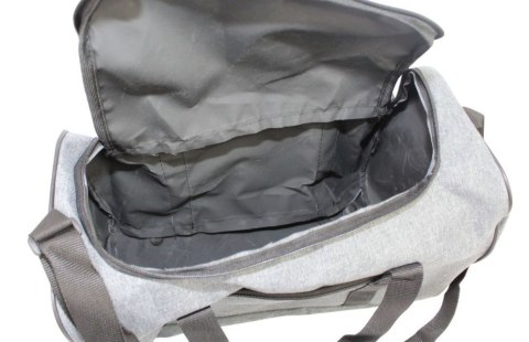 Solidna Mała Torba Podróżna Na Siłownie PETERSON TBP-6 SZARA 40 x 24 x 21 [cm]