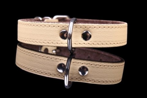 Solidna Obroża Dla Psa Skóra Naturalna 34  / 43 cm ZL0154 ZOO LESZCZ (PL)