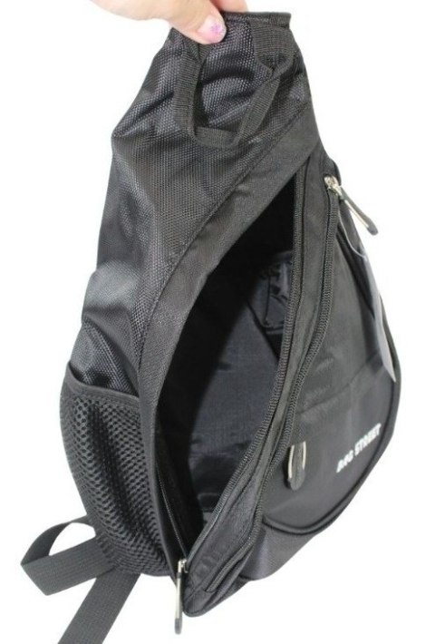 Sportowy Plecak Na Jedno Ramię BAG STREET Praktyczny I Wygodny SZARY 4388 35 x 25 x 7 [cm]