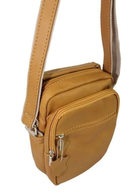 Torba męska skórzana MAGRE (PL) Pionowa Skóra Naturalna EDEK DeLuxe TOFFI 22 x 16 x 8 [cm]