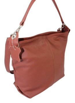 Torebka Skórzana Magre (PL) Fiona Skóra Naturalna CIEMNY CEGLASTY