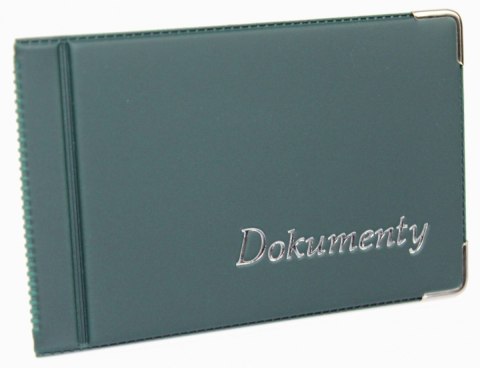 Eleganckie Etui Na Karty Dokumenty Dowód Osobisty Polska Galanteria (PL) Małe Poziome "Dokumenty" 11 x 7 [cm]