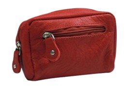 Etui Na Klucze Polska Galanteria (PL) Skóra Naturalna Kluczówka Na Dwa Komplety Kluczy KC-03 11 x 7 x 3 [cm] 