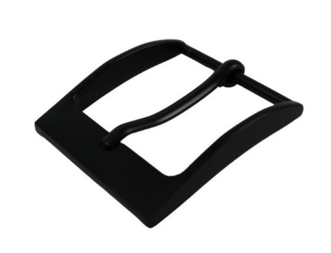 Klamra Do Paska Męskiego Skórzanego 40 mm Czarna Klamra Do Paska Męskiego Skórzanego 40 mm Czarna