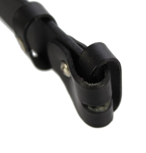 Pasek Skórzany Bez Klamry COMPLEX (PL) Skóra Naturalna GŁADKI 30 mm CZARNY