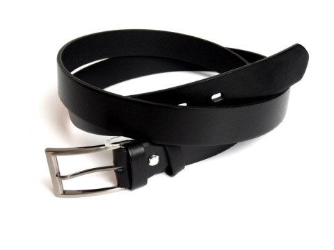 Pasek Skórzany Bez Klamry COMPLEX (PL) Skóra Naturalna GŁADKI 30 mm CZARNY