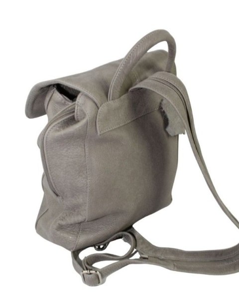 Plecak Skórzany MAGRE (PL) NATALIA Skóra Naturalna Licowa SZARA