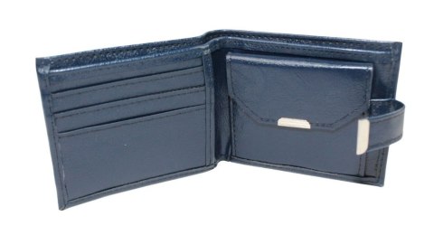 Portfel Uniwersalny HARO (PL) Poziomy Z Zapięciem Skóra Włoska Wygodny 11 x 9 [cm]