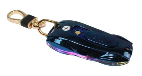 Praktyczna Elektryczna Zapalniczka Plazmowa USB Z Kablem Mikro USB Podświetlana BRELOK Do Kluczyków Samochodowych AUDI NIEBIESKA