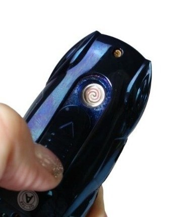 Praktyczna Elektryczna Zapalniczka Plazmowa USB Z Kablem Mikro USB Podświetlana BRELOK Do Kluczyków Samochodowych AUDI NIEBIESKA