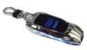 Praktyczna Elektryczna Zapalniczka Plazmowa USB Z Kablem Mikro USB Podświetlana BRELOK Do Kluczyków Samochodowych AUDI SREBRNA