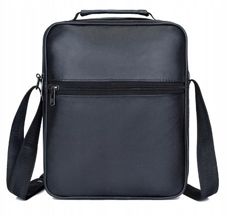 Torba męska skórzana CONVEY (PL) 8661 Pionowa Czarna 19 x 17 x 7 [cm]