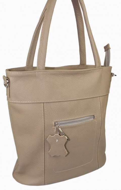 Torebka Skórzana MAGRE (PL) LENA Skóra Naturalna BEŻOWA