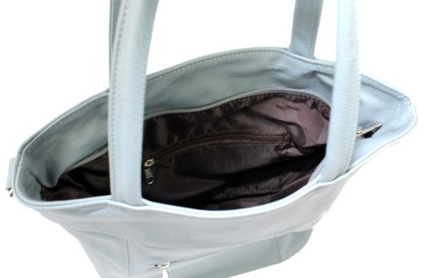 Torebka Skórzana MAGRE (PL) LENA Skóra Naturalna GRANATOWA