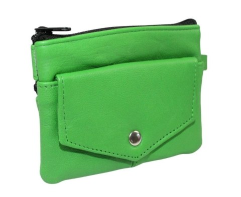 Etui Na Klucze Skórzane Polska Galanteria (PL) KC-01 Skóra Naturalna Kluczówka Duża Na Jeden Komplet Kluczy 12,5 x 10 x 1,5 [cm]