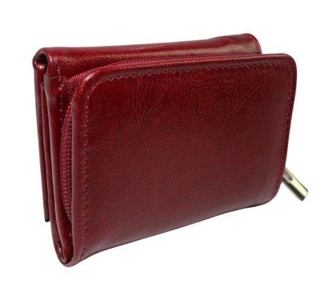 Portfel Damski ANDRUS (PL) Suwak Skóra Naturalna RFID 11 x 8,5 x 3,5 [cm]