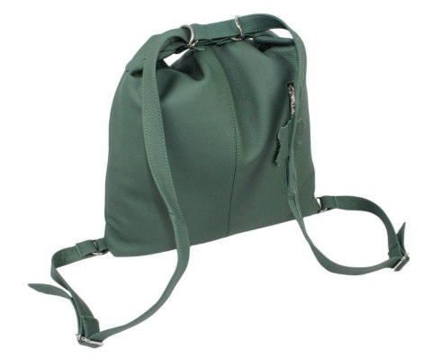 Praktyczny Plecak Skórzany Torebka 2 w 1 MAGRE (PL) AMELIA Skóra Naturalna Licowa CIEMNY ZIELONY Praktyczny Plecak Skórzany Torebka 2 w 1 MAGRE (PL) AMELIA Skóra Naturalna Licowa CIEMNY ZIELONY